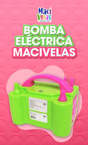 Bomba eléctrica para globos Macivelas